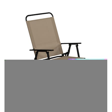 Sling Chair Blk/Tan